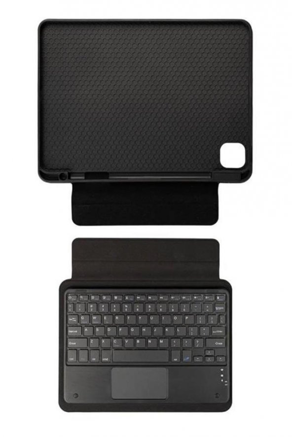 Border Keyboard 13" inç Universal Border Keyboard Bluetooh Bağlantılı Standlı Klavyeli Tablet Kılıfı