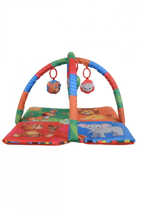 Katlanabilir Çocuk Oyun Matı Bebek ve Okul Öncesi OSEyuncakları Taşınabilir Oyun Halısı - 4