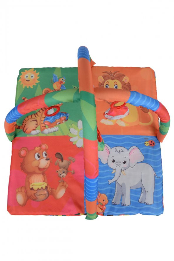 Katlanabilir Çocuk Oyun Matı Bebek ve Okul Öncesi OSEyuncakları Taşınabilir Oyun Halısı - 8