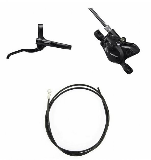 SHIMANO Fren (Kit) BRMT200KITMT200 Sağ / arka Kanatsız resin Adaptörsüz 1700 (siyah)