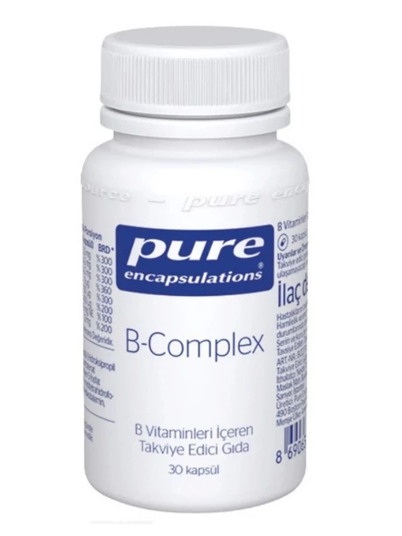 Pure Encapsulations B-Complex 30 Kapsül ürün görseli