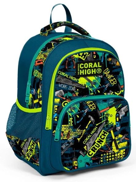 Coral High Yeşil İlkokul Okul Sırt Çantası - Erkek Çocuk ürün görseli