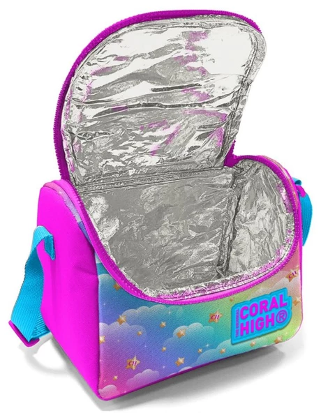 Coral High Pembe Zürafa Kız Çocuk Beslenme Çantası Seti - Resim 2