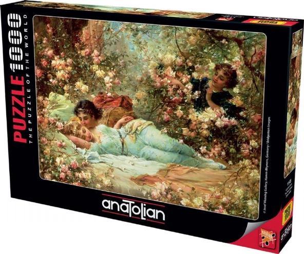 Anatolian 1000 Parça Uyuyan Güzel Puzzle - Zatzka Hans - Resim 2