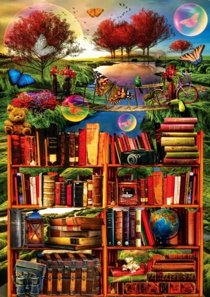 Anatolian 1500 Parça Kitap Dünyası Puzzle - Celebrate Life Gallery