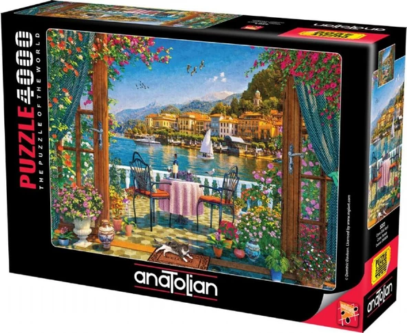 Anatolian 4000 Parça Como Gölü Keyfi Puzzle - Dominic Davison - Resim 2