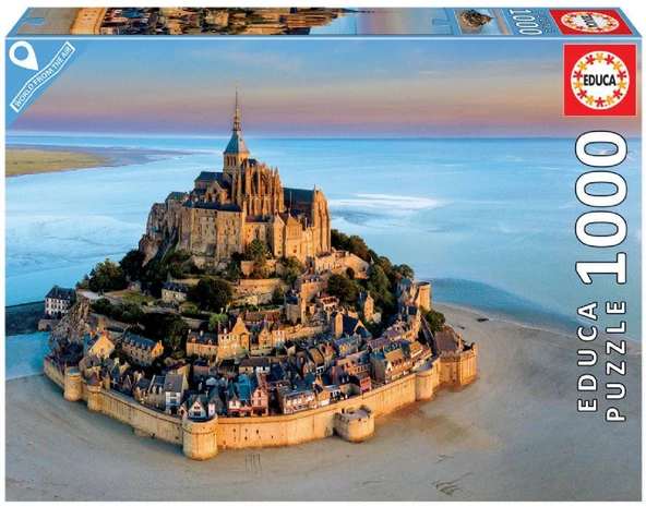 Educa 1000 Parça Le Mont-Saint-Michel Puzzle - 2