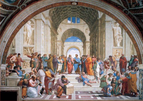 Educa 1500 Parçalık Atina Okulu Puzzle/Yapboz - Raphael