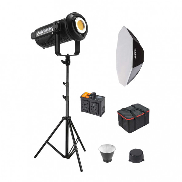 GDX LV-700C-II Full Set (120 cm Bowens Octagon Softbox + 260 cm Kalın Işık Ayağı) ürün görseli 1