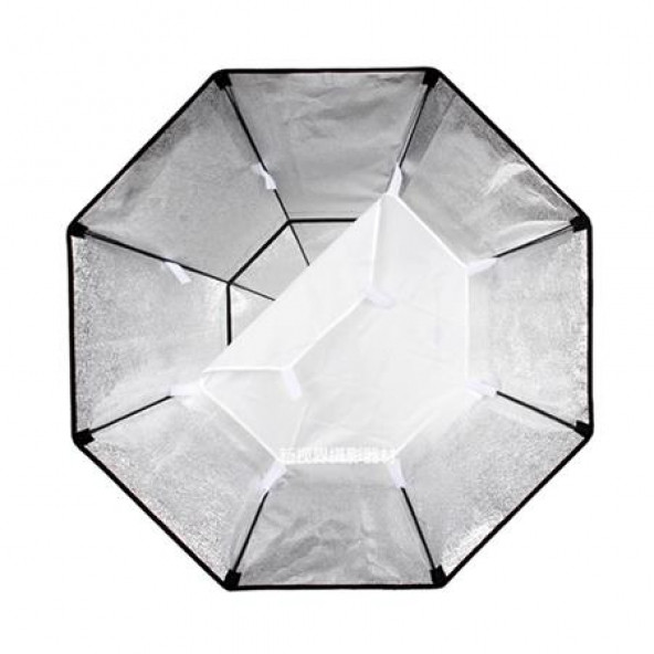 GDX LV-700C-II Full Set (120 cm Bowens Octagon Softbox + 260 cm Kalın Işık Ayağı) - Resim 3