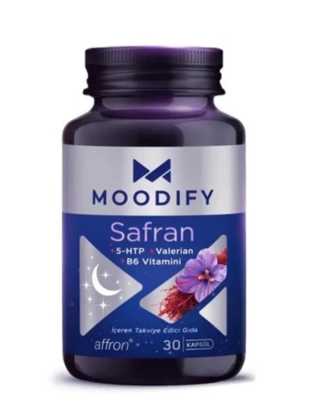 Moodify Safran 5 HTP Valerin Vitamin B6 30 Kapsül