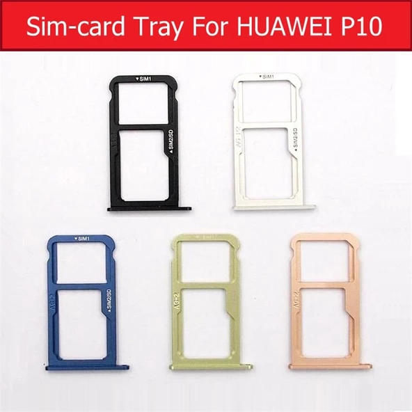 Huawei P10 Sim Hafıza Kart Kapağı Tutucu-Sim Tepsisi VTR-L09 - 2