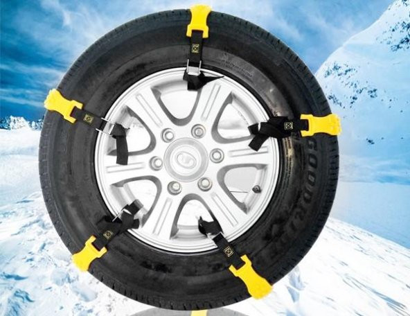 Coofbe Çantalı 10 Adet Araç Lastik Zinciri Ultra Dayanıklı Kar Zinciri Lastik Zinciri Anti-Slayt - 2