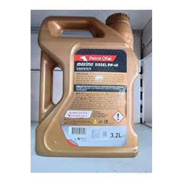 PETROL MAXIMA 5W-40 3,2 LT DİZEL MOTOR YAĞI 2024 ÜRETİM - 2
