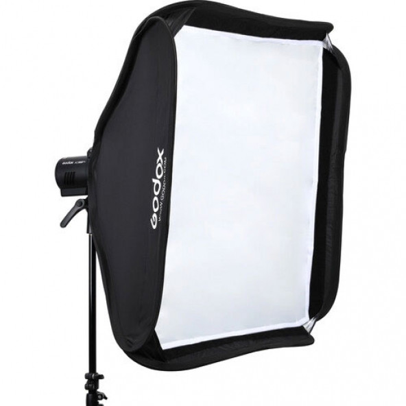 Godox SGGV-6060 (S2) 60x60cm Izgaralı Softbox Kit - Tepe Flaşı İçin - 3