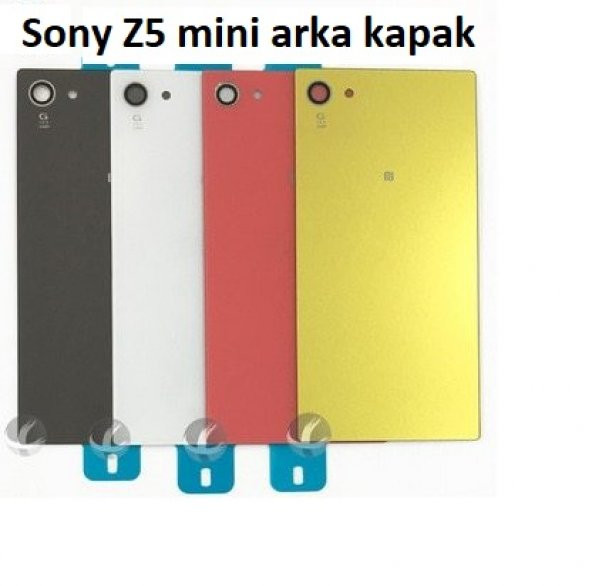 Sony Xperia Z5 Compact Mini Arka Pil Batarya Kapak Siyah
