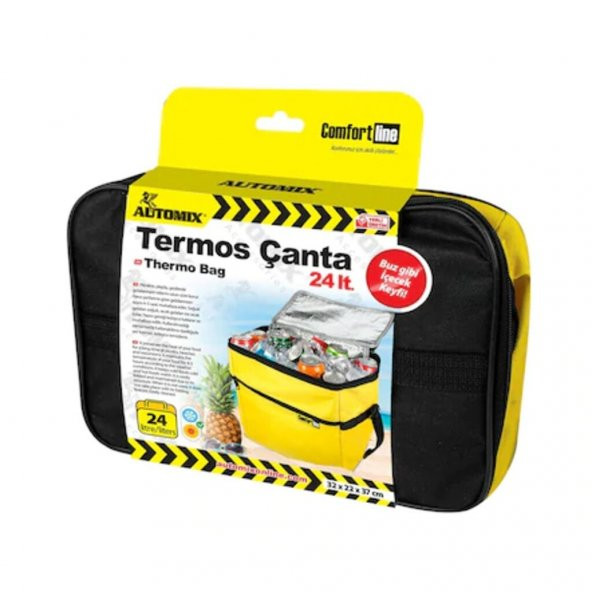 Automix Araba Araç Içi Sıcak Soğuk Korumalı Termos Çanta 24 Lt