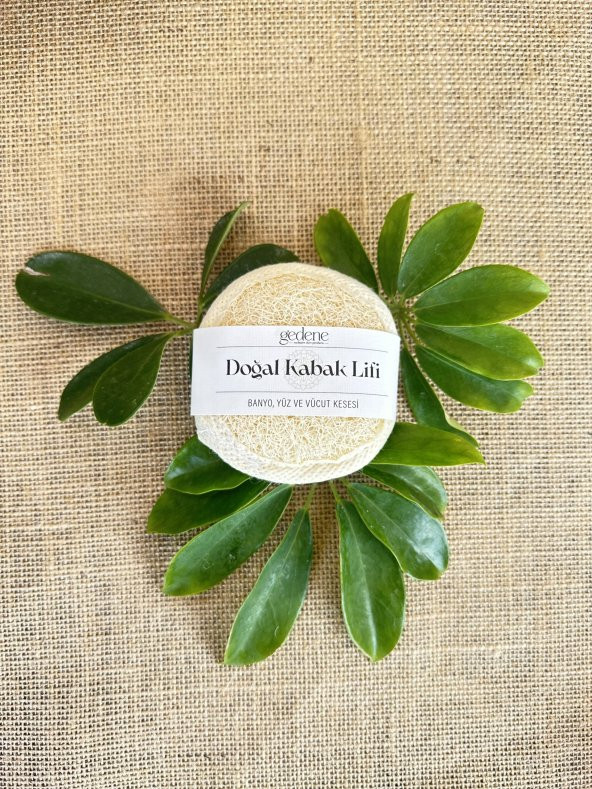 Gedene Özel Dikim Oval Doğal Kabak Lifi Süngeri - GDN20233001 - 2