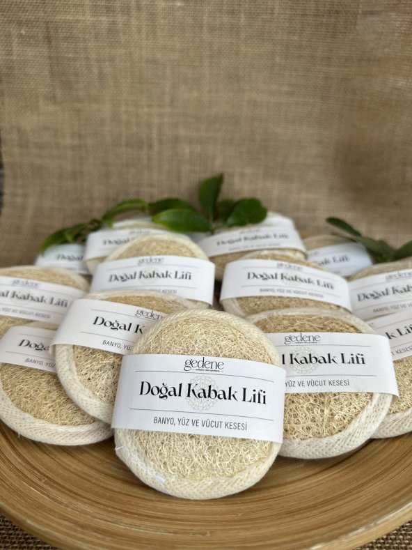 Gedene Özel Dikim Oval Doğal Kabak Lifi Süngeri - GDN20233001 - 3