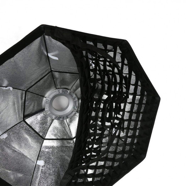 Gdx HD-60W Video Led & Gdx BW-120 Gridli Softbox 2'li Sürekli Led Işık Seti - Resim 3