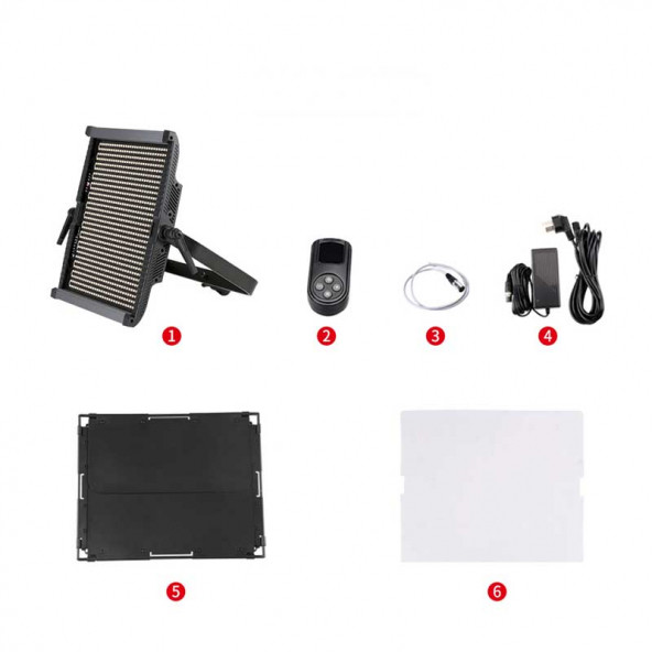 Gdx CF-LED 1700W 2'li Video Led Işığı - 2