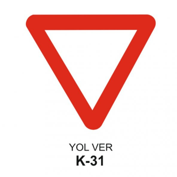 Yol Ver Trafik Levhası - 1