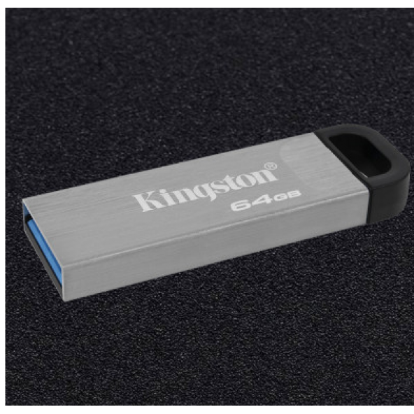 Kingston DTKN/64GB 64GB DataTraveler Kyson 200MB/s Metal USB 3.2 Gen 1 Flash Bellek