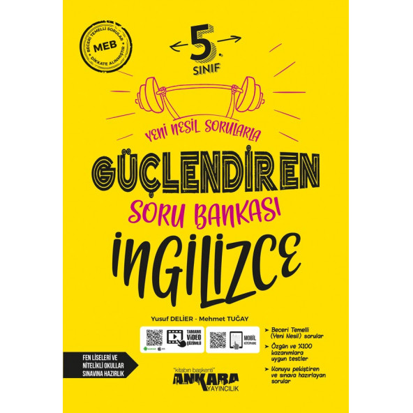 5. Sınıf Güçlendiren İngilizce Soru Bankası (Ankara Yayıncılık) ürün görseli