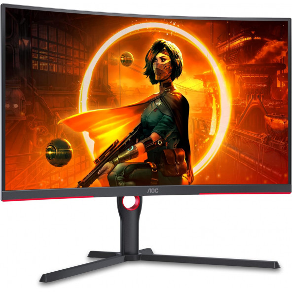 AOC CQ32G3SU/BK 31.5" 165Hz 1ms Freesync DP+HDMI Curved Gaming Monitör - 12