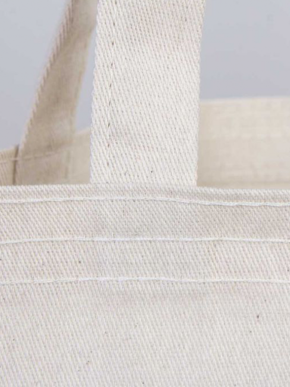 Gedene Zeytin Dalı Baskılı Doğal Gabardin Bez Çanta - GDN20234002 - 5