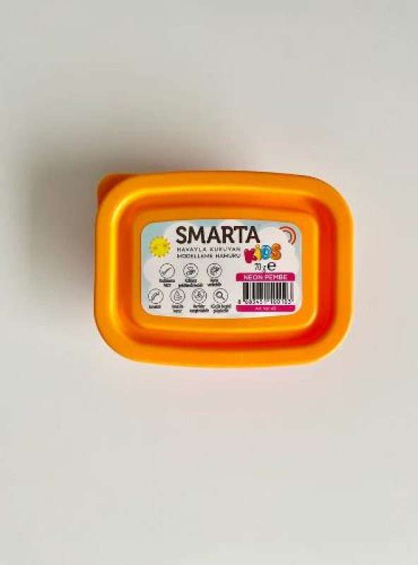 SMARTA KIDS HAVAYLA KURUYAN MODELLEME HAMURU NEON PEMBE 70GR