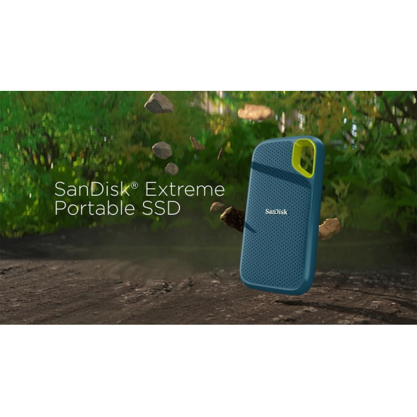 SanDisk Extreme 1TB SDSSDE61-1T00-G25M 1050MB/s Yeşil Taşınabilir SSD Disk - 7