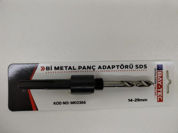 Bay-Tec Bi Metal Panç Adaptörü 14-29 mm SDS MK0366 - 2