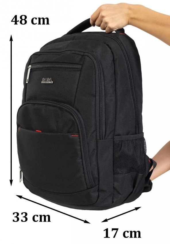 Laptop Sırt Çantası 17 İnç Tablet USB Bölmeli 8683255012763 - 2