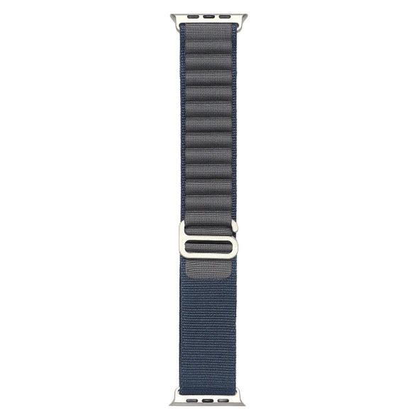 Apple Watch Ultra 49mm Zore KRD-74 Hasır Kordon Saat Değildir.  Mavi