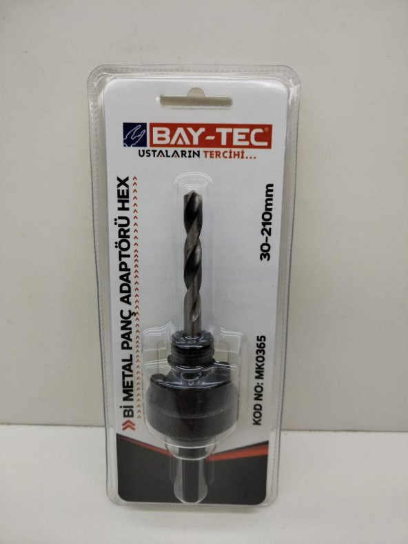 Bay-Tec Bi Metal Panç Adaptörü 30-210 mm HEX MK0365 - 4