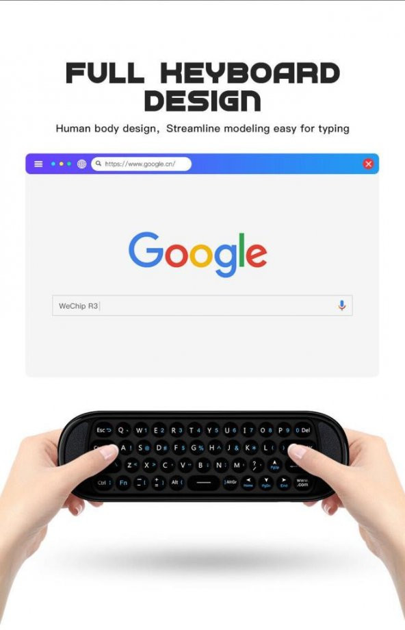 Wechip H6 Mini Uzaktan Kumanda Kablosuz Smart TV Android Tv Box için - 4