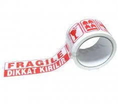70x40 Dikkat Kırılır Uyarı Baskılı Koli Bantı