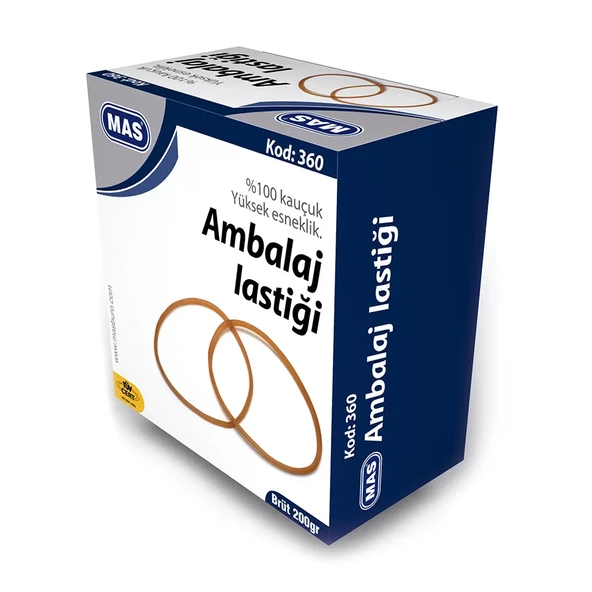 Mas 360 Ambalaj Lastiği %100 Kauçuk (200 Gr)