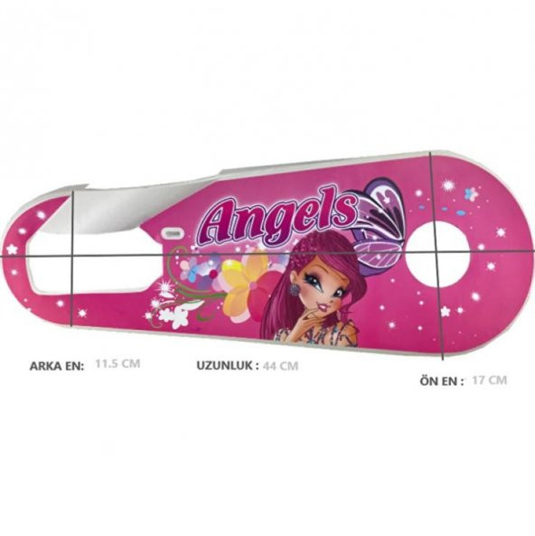 Sarissa Çocuk Bisikleti 16 Jant Angels Zincir Muhafaza Plastik Bisiklet Mufazası Pembe - 2