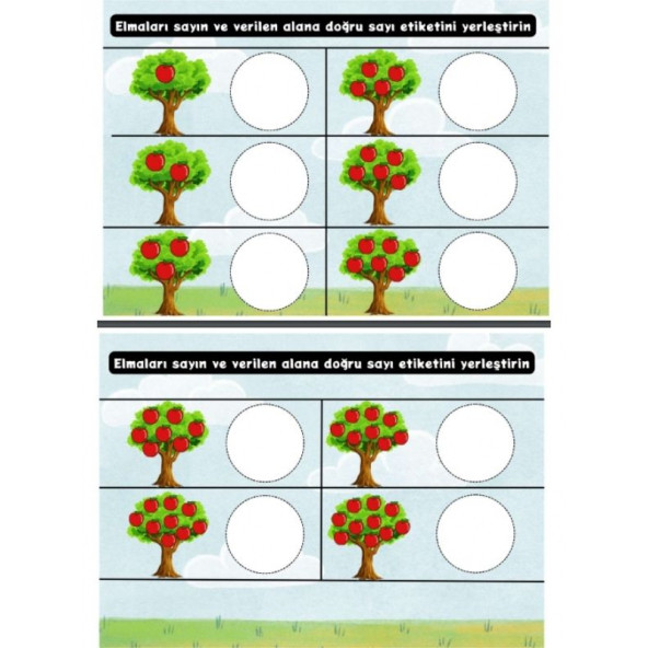 Okul Öncesi EN SÜPER Kes Yapıştır Seti (Laminasyonlu) - 3
