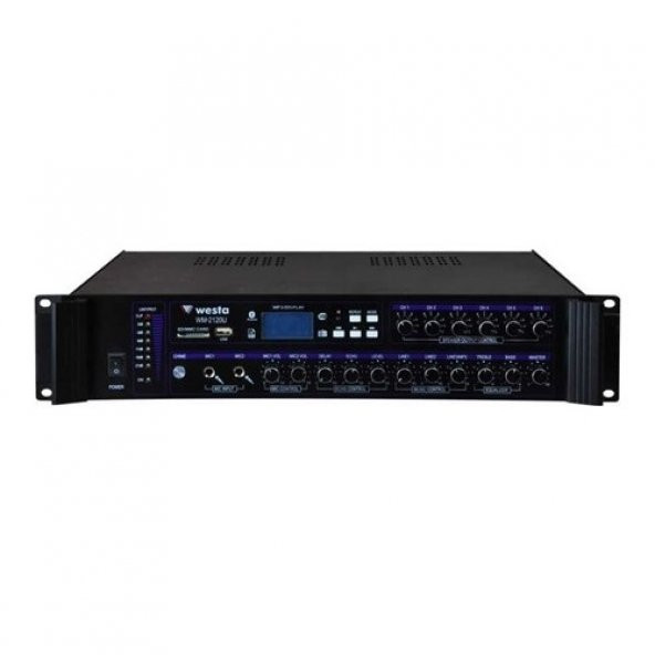 Westa Wm-2120U 120 Watt 6 Bölgeli Amfi Mikser