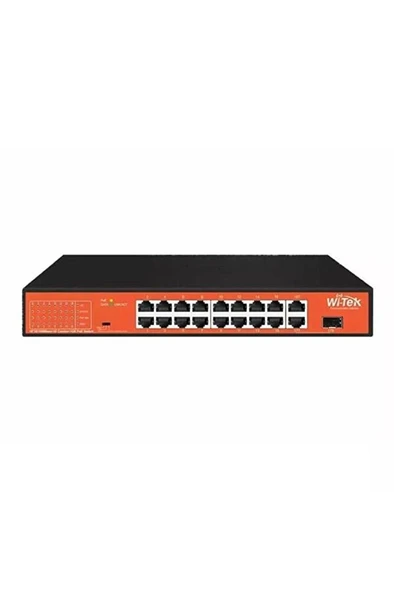 Wı-tek 16port 150w Full Poe Wı-ps518gh 10/100 Yönetilemez Switch ürün görseli 1
