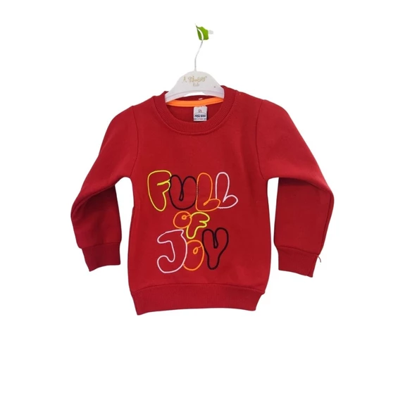 YUŞA BEBE FULL İŞLEMELİ ŞARDONLU ERKEK ÇOCUK SWEAT - 2