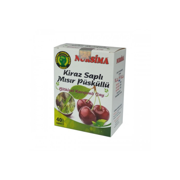NEŞE NATURAL KİRAZ SAPLI MISIR PÜSKÜLLÜ BİTKİ ÇAYI 40 ADET SÜZEN POŞET