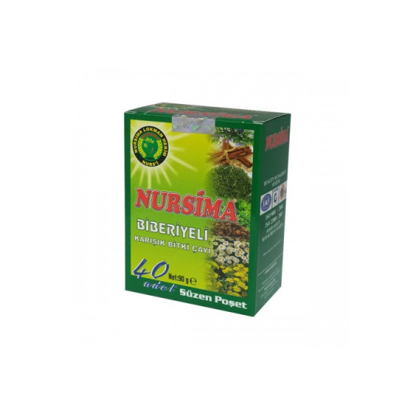 NEŞE NATURAL BİBERİYELİ BİTKİ ÇAYI 40 ADET SÜZEN POŞET