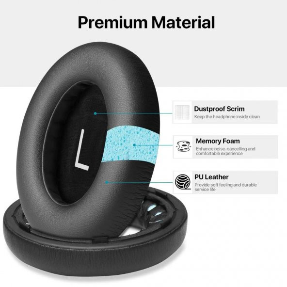 Bose NC700 Uyumlu Yedek Kulaklık Pedi - 4