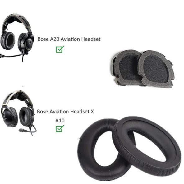 Bose A10 A20 Uyumlu Yedek Kulaklık Pedi - 2