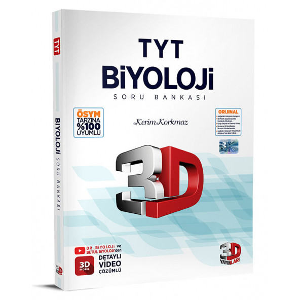 3D TYT Biyoloji Soru Bankası