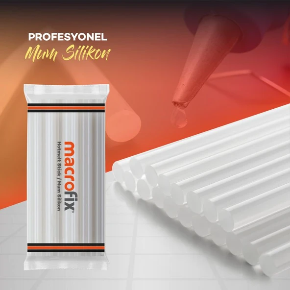 MACROFİX   SİLİKON  MUM  ÇUBUK  KALIN  1  KG 11MMX30CM - Resim 4